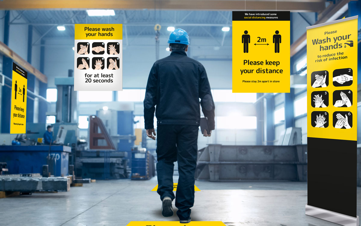 Social Distance Signage - Pureprint