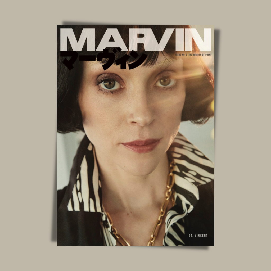 Produced quarterly, MARVIN and its large unbound pages is unlike any other magazine in the music genre.