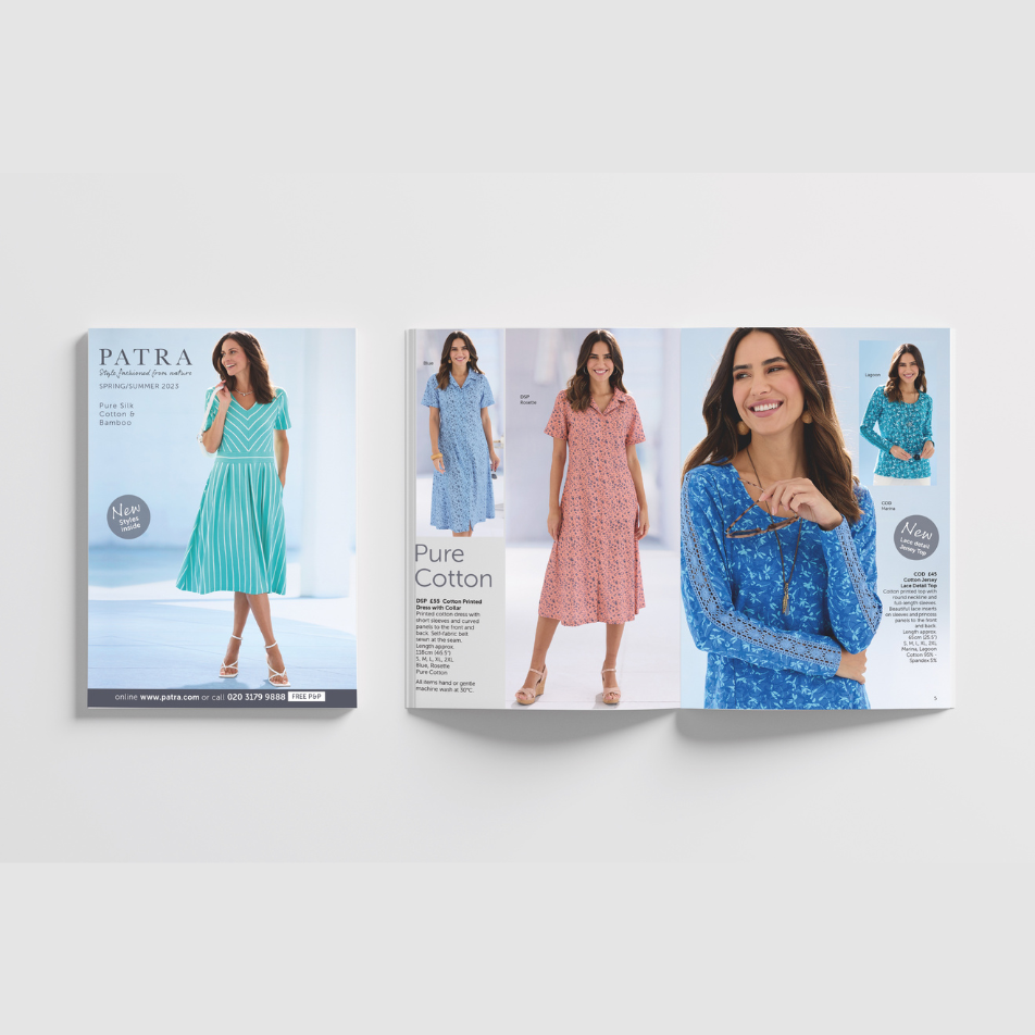 PiXL our photographic studio help Patra Selection to create a high quality, colour correct catalogue. Find out more here.